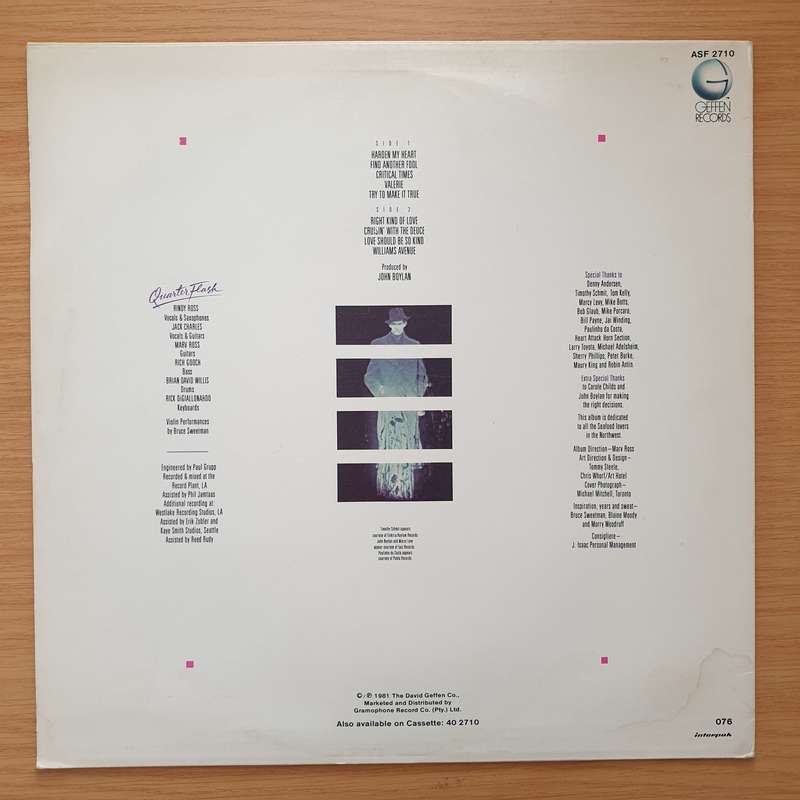 Quarterflash - Quarterflash - Vinyl LP Record - Very-Good+ Quality (VG+) (verygoodplus)