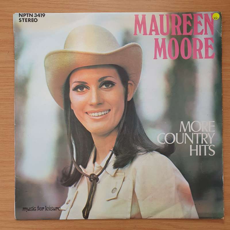 Maureen Moore - More Country Hits  Vinyl LP Record - Very-Good+ Quality (VG+) (verygoodplus)