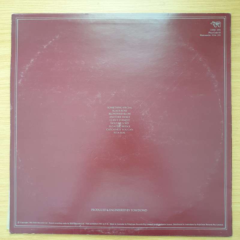 Eric Clapton  Another Ticket - Vinyl LP Record (VG-)