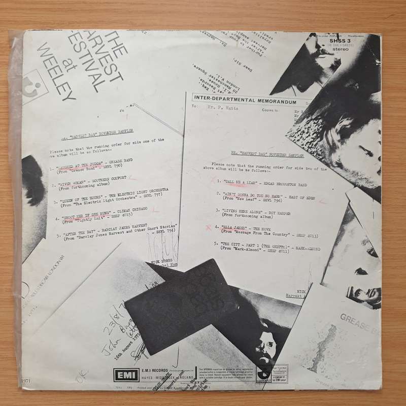 The Harvest Bag (GB) - Vinyl LP Record - Very-Good+ Quality (VG+)