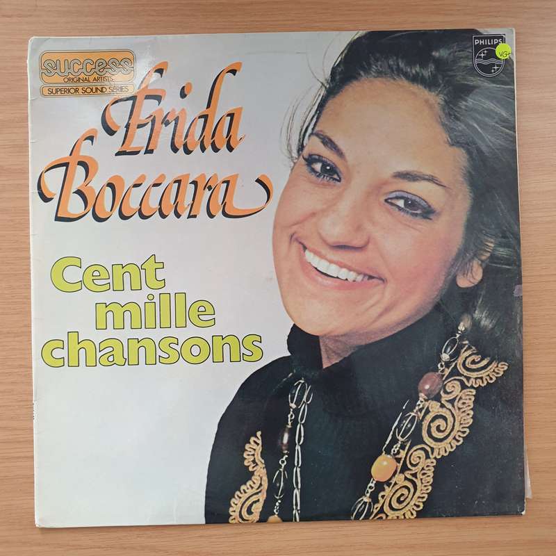 Frida Boccara  Cent Mille Chansons  Vinyl LP Record - Very-Good+ Quality (VG+) (verygood...