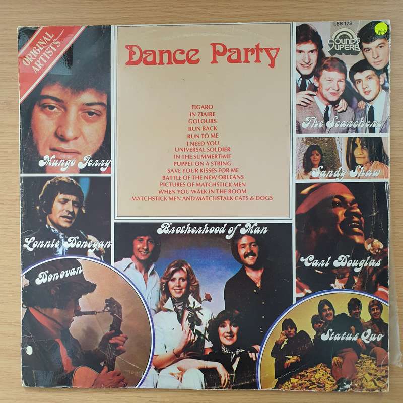 Dance Party - Original Artists -  Vinyl LP Record - Very-Good+ Quality (VG+)