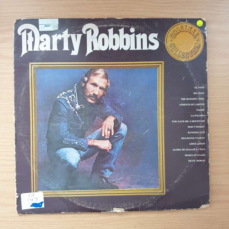 Marty Robbins - Original Collection - Vinyl LP Record - Very-Good Quality (VG)  (verry)