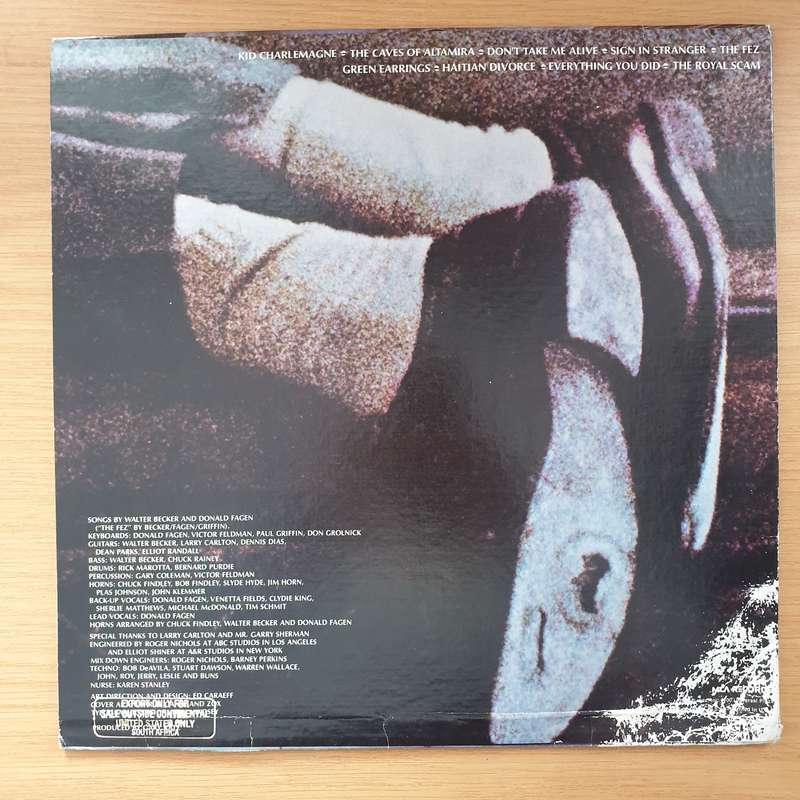 Steely Dan  The Royal Scam -  Vinyl LP Record - Very-Good+ Quality (VG+)