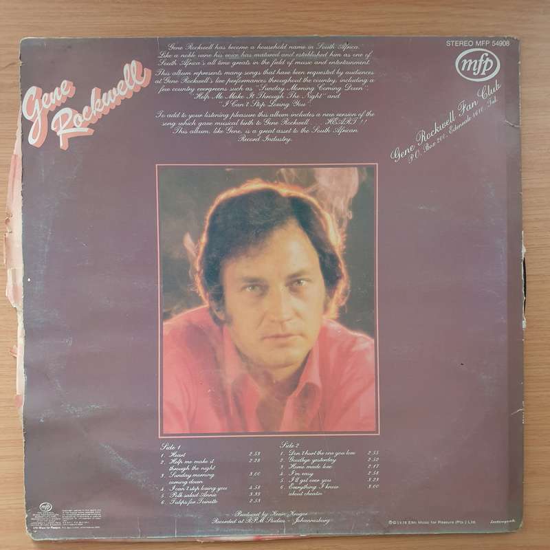 Gene Rockwell  Original Artist Series - Vinyl LP Record - Good+ Quality (G+) (gplus)