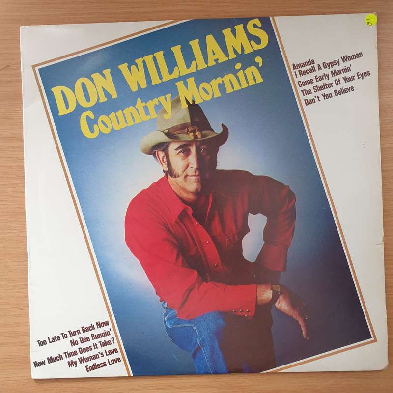 Don Williams  Country Mornin'  - Vinyl LP Record  (VG-)