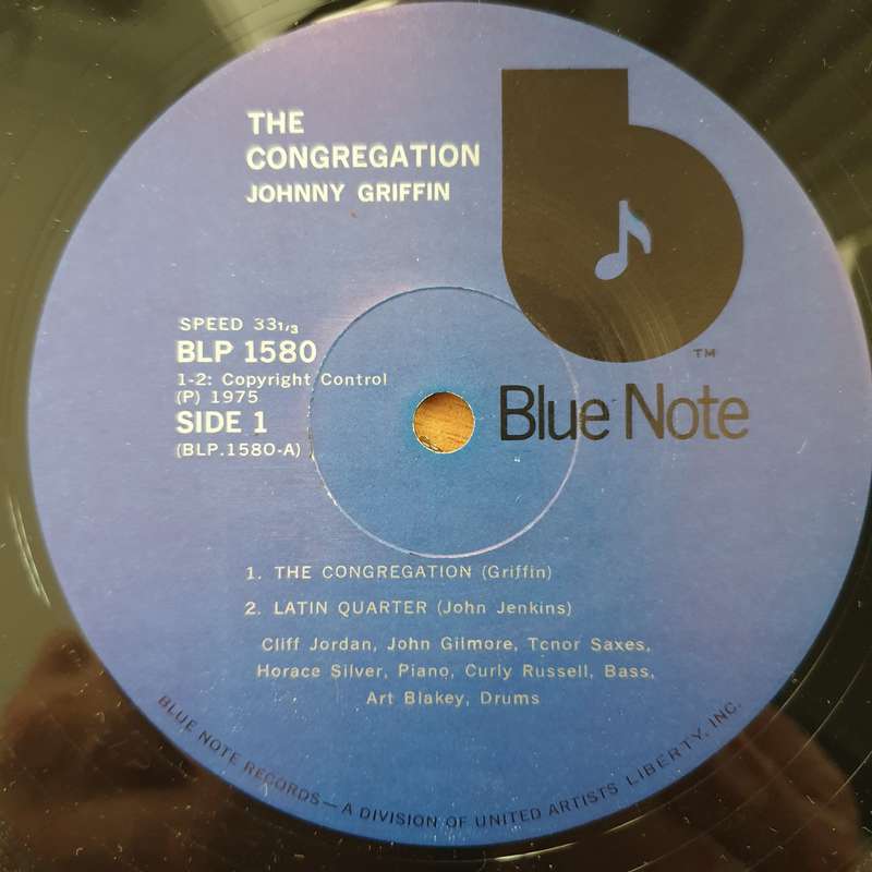 Johnny Griffin  The Congregation - Vinyl LP Record - Very-Good+ Quality (VG+) (verygoodplus)