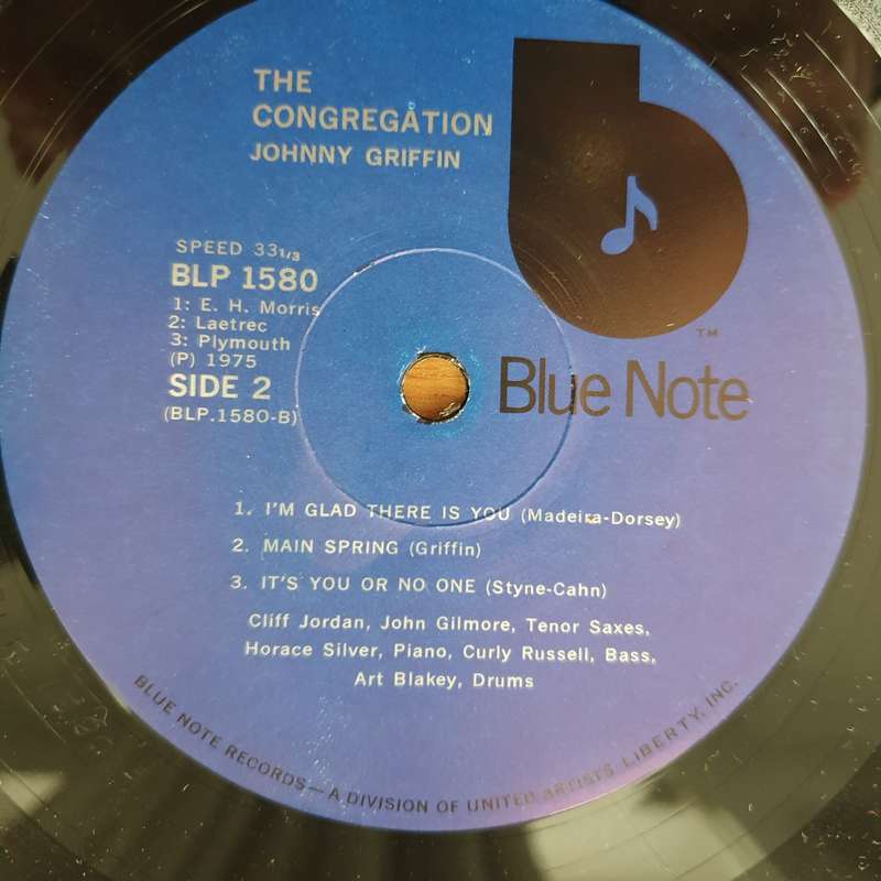Johnny Griffin  The Congregation - Vinyl LP Record - Very-Good+ Quality (VG+) (verygoodplus)