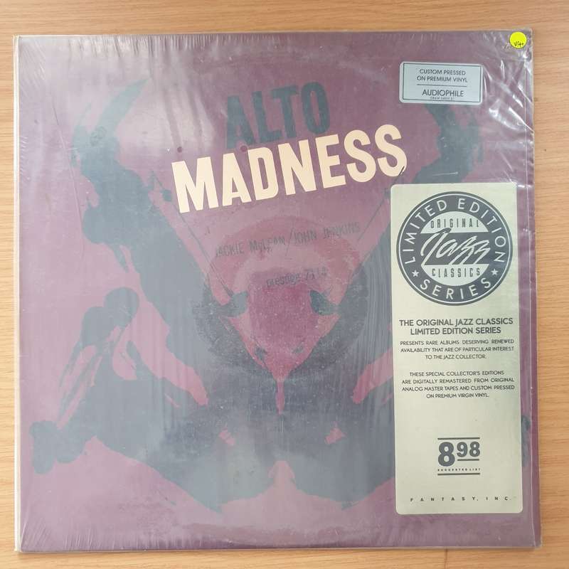 Jackie McLean / John Jenkins  Alto Madness - Custom Pressed Audophile Limited Edition -  Vinyl...
