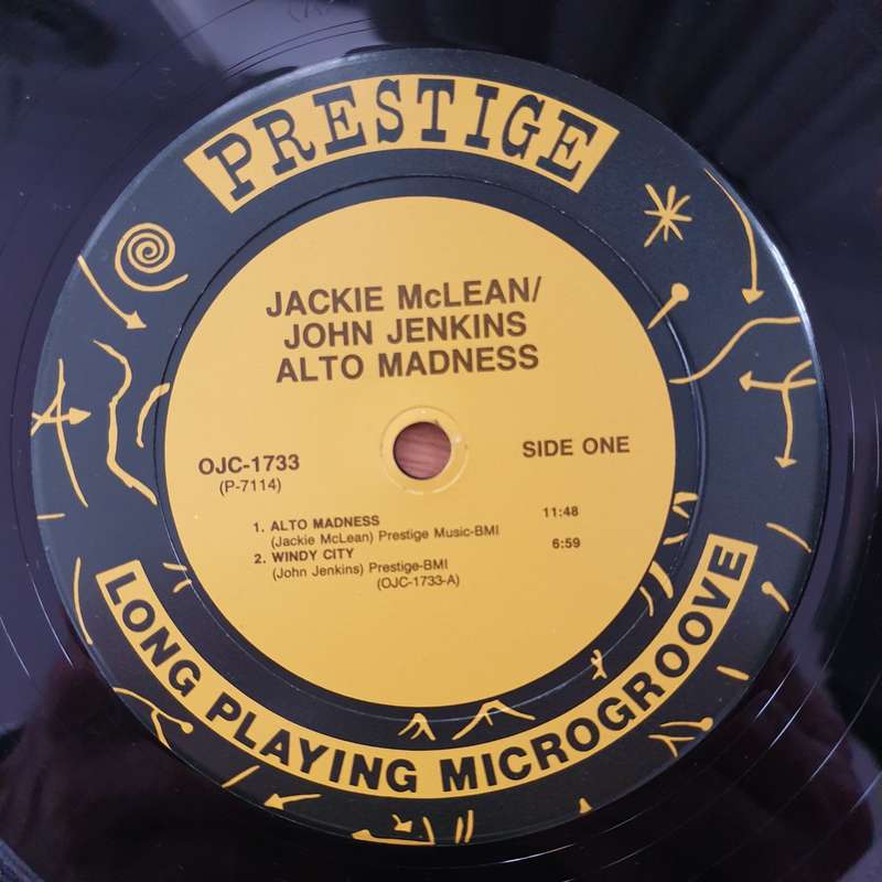 Jackie McLean / John Jenkins  Alto Madness - Custom Pressed Audophile Limited Edition -  Vinyl...