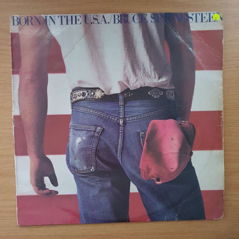 Bruce Springsteen  Born In The U.S.A - Vinyl LP Record  - Good Quality (G) (goood)