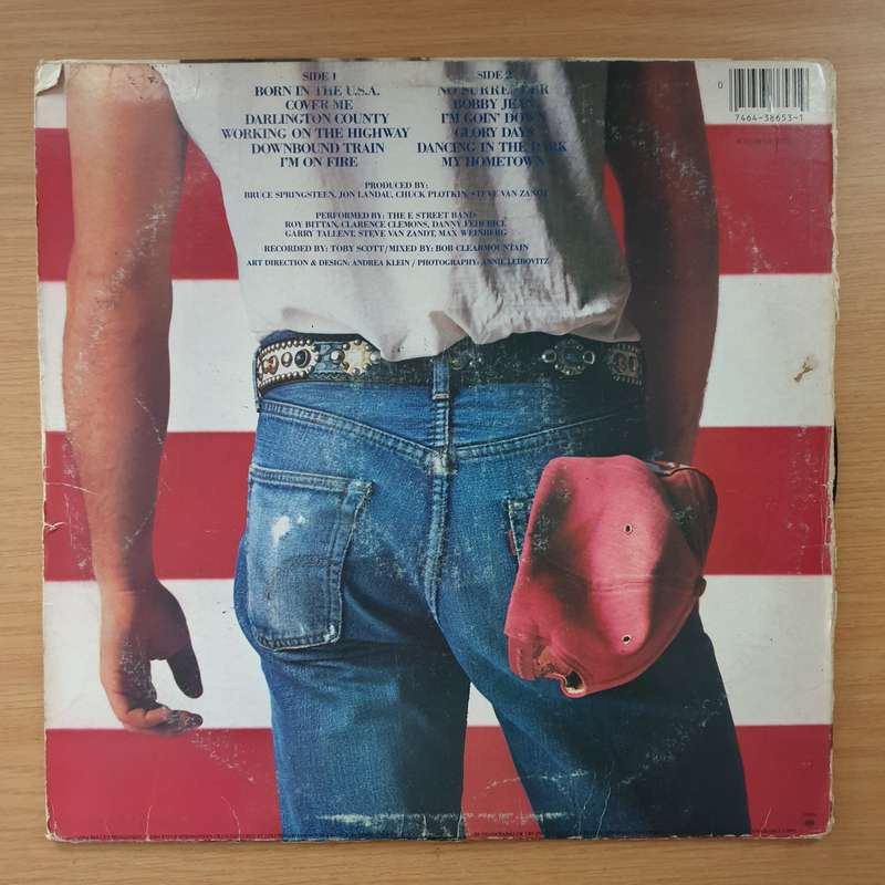 Bruce Springsteen  Born In The U.S.A (US Pressing)  - Vinyl LP Record - Very-Good- Quality (VG...