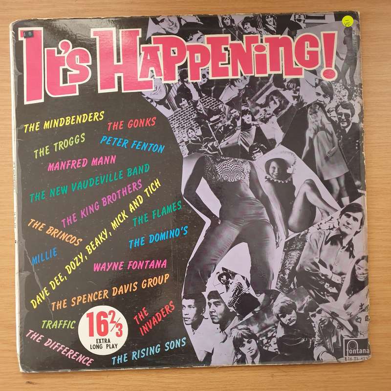 It's Happening - Various Artists (incl South African) (Very Rare) -16 & 2/3 RPM - Vinyl LP Record...
