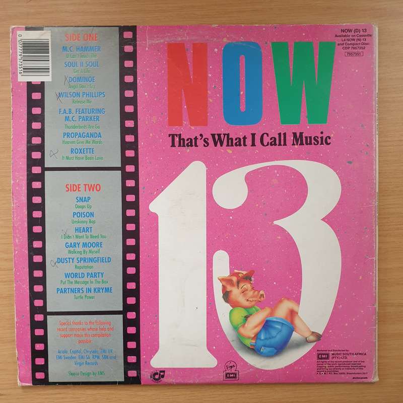 Now That's What I Call Music - Vol 13 - Original Artists - Vinyl LP Record - Very-Good Quality (V...
