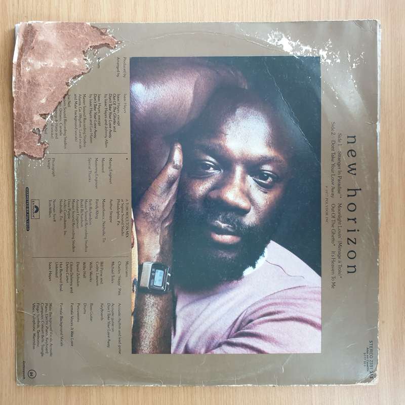 Isaac Hayes  New Horizon - Vinyl LP Record - Very-Good+ Quality (VG+) (verygoodplus)