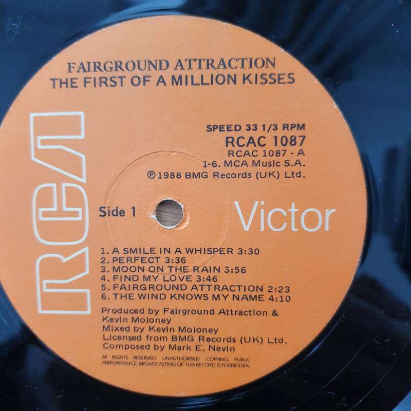 Fairground Attraction  The First Of A Million Kisses - Vinyl LP Record - Very-Good+ Quality (V...