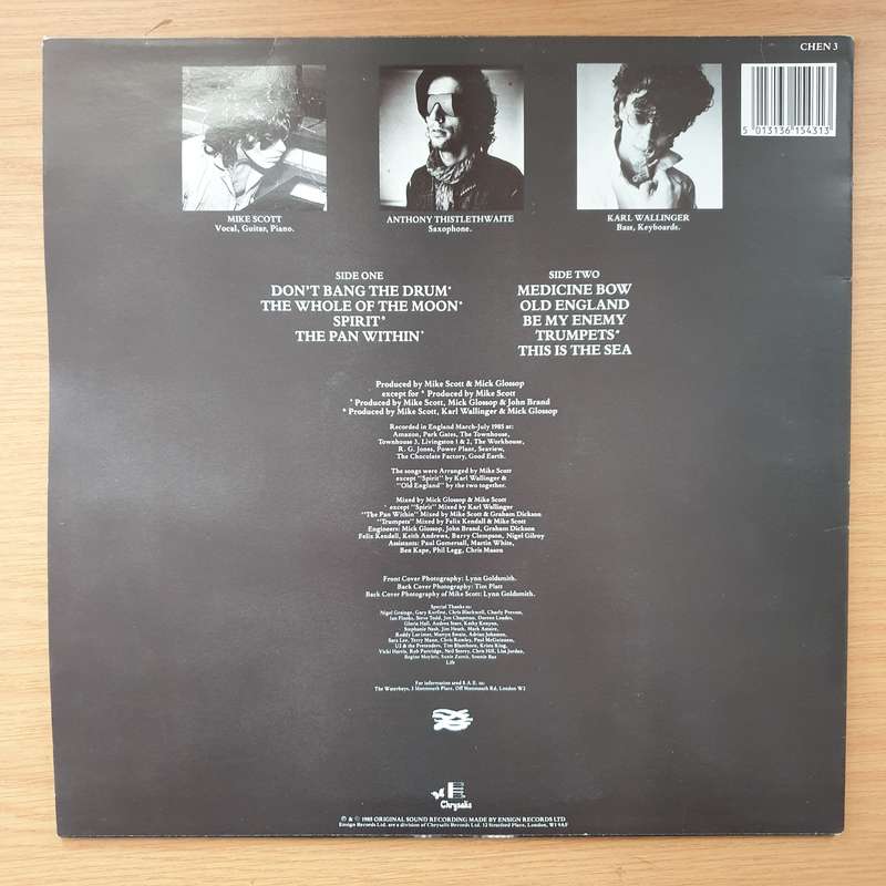 The Waterboys  This Is The Sea (with Lyrics inner) - Vinyl LP Record - Very-Good+ Quality (VG+...