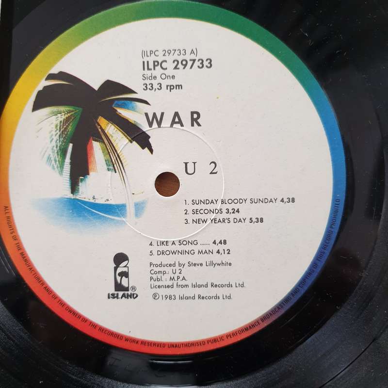 U2  War - Vinyl LP Record - Very-Good+ Quality (VG+) (verygoodplus)