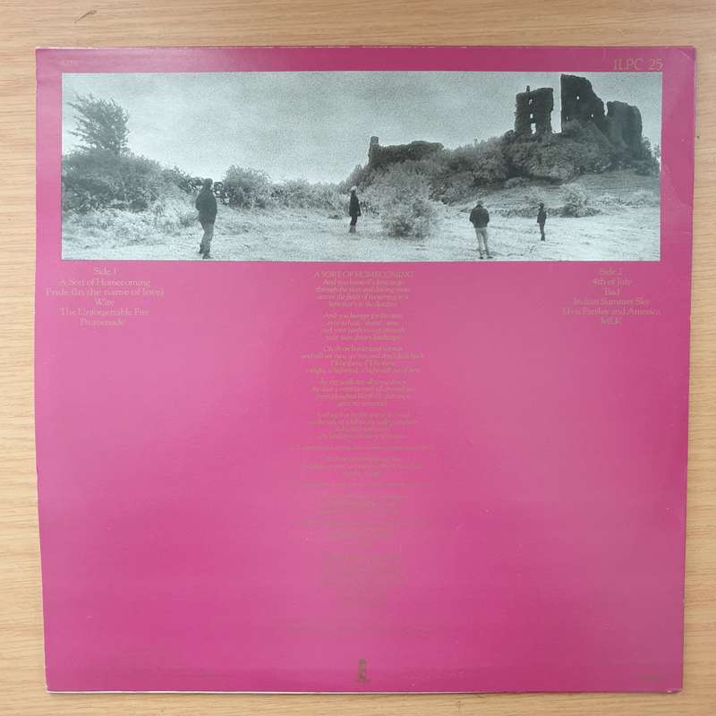U2  The Unforgettable Fire - Vinyl LP Record - Very-Good+ Quality (VG+) (verygoodplus)