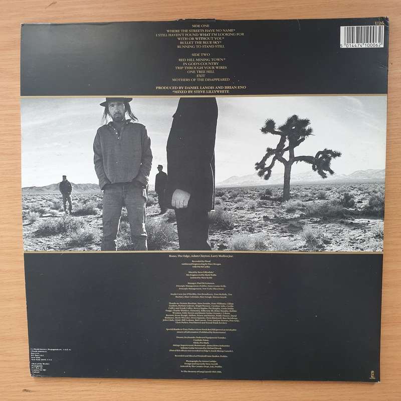 U2  The Joshua Tree (Import) - Vinyl LP Record - Very-Good+ Quality (VG+) (verygoodplus)