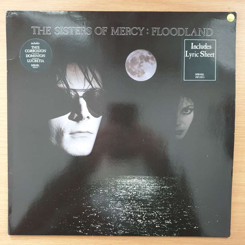 The Sisters Of Mercy  Floodland (Import)  (with lyrics sheet) - Vinyl LP Record - Very-Good+ Q...