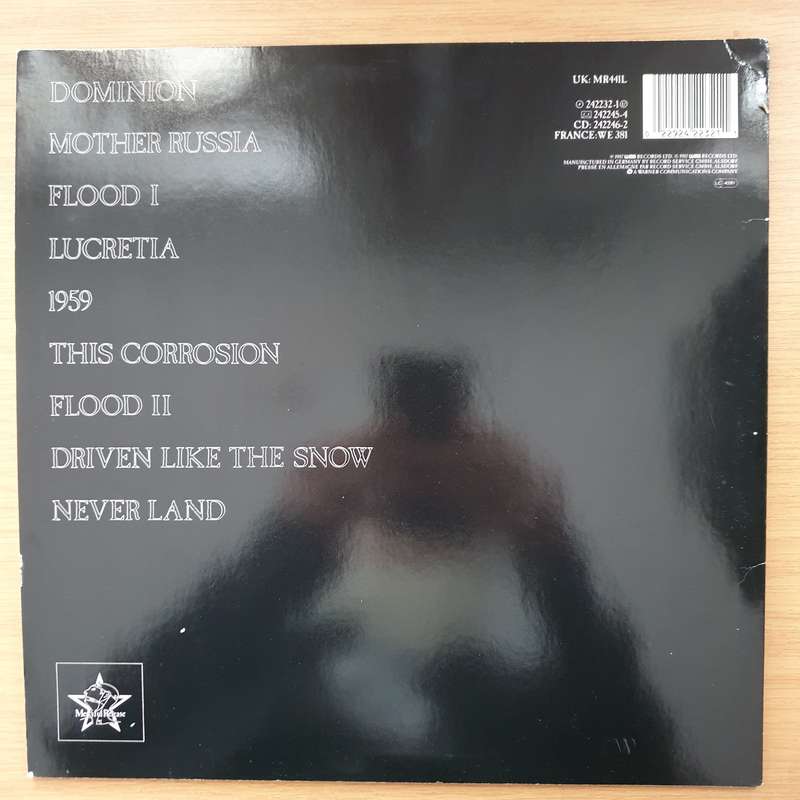 The Sisters Of Mercy  Floodland (Import)  (with lyrics sheet) - Vinyl LP Record - Very-Good+ Q...