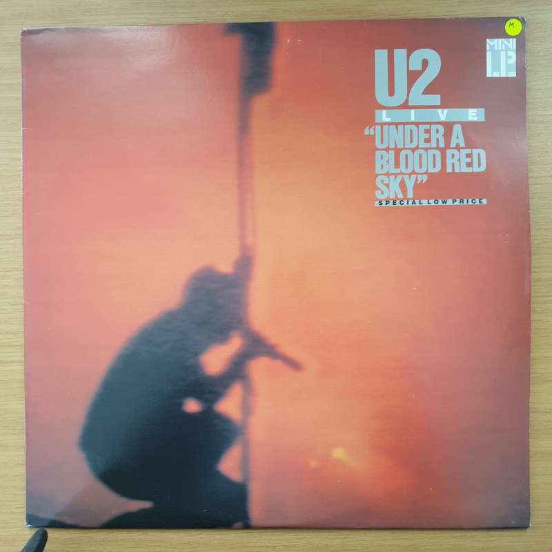 U2  Live "Under A Blood Red Sky" - Vinyl LP Record - Very-Good+ Quality (VG+) (verygoodplus)