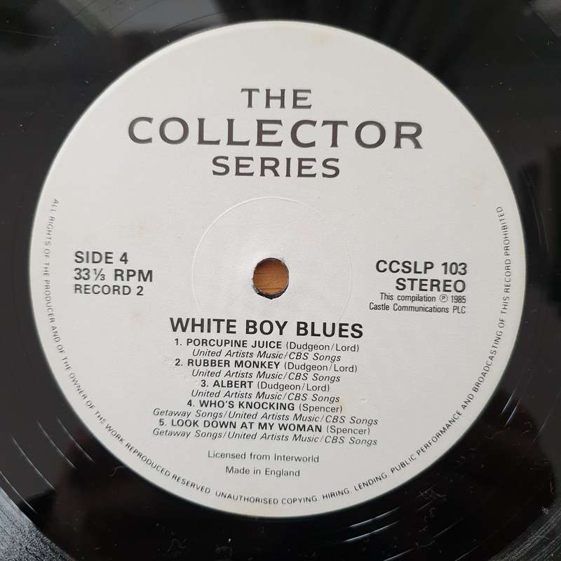 White Boy Blues - Collector Series - Double Vinyl LP Record - Very-Good+ Quality (VG+) (verygoodp...