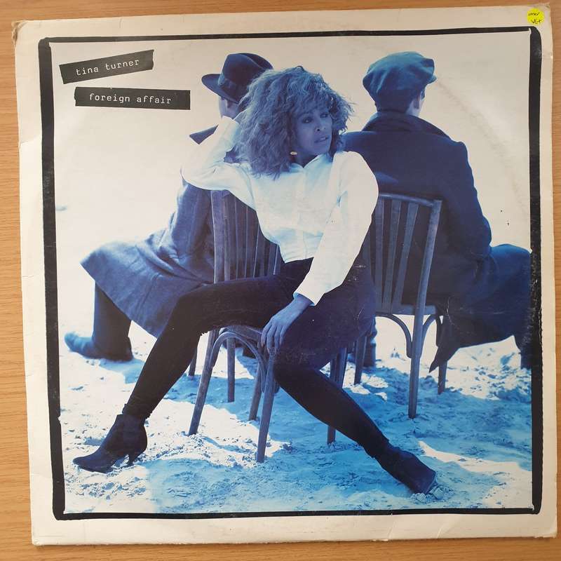 Tina Turner  Foreign Affair (with lyrics inner) - Vinyl LP Record - Very-Good- Quality (VG-...