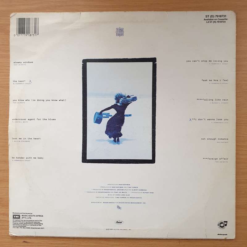 Tina Turner  Foreign Affair (with lyrics inner) - Vinyl LP Record - Very-Good Quality (VG) ...