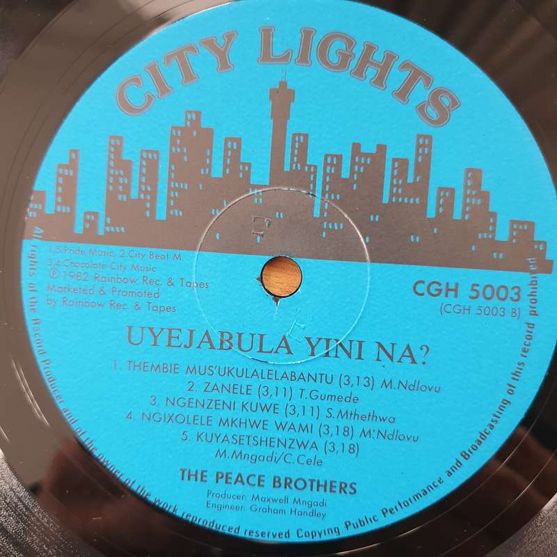 The Peace Brothers - Umshado Uyisibusiso - Vinyl LP Record - Very-Good+ Quality (VG+) (verygoodplus)