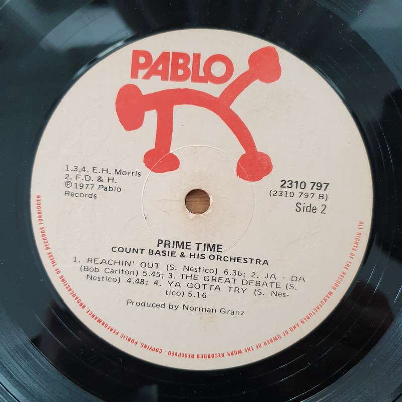 Count Basie and His Orchestra - Prime Time - Vinyl LP Record - Very-Good+ Quality (VG+) (verygood...