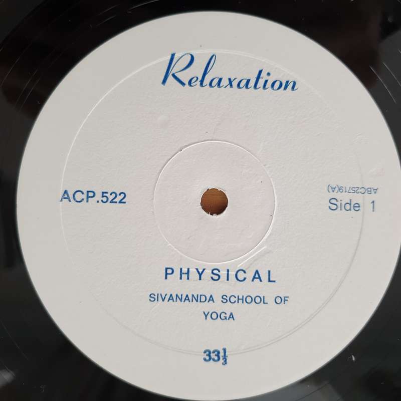 Relaxation - Physical and Mental - Sivanda School of Yoga Johannesburg - Vinyl LP Record - Very-G...