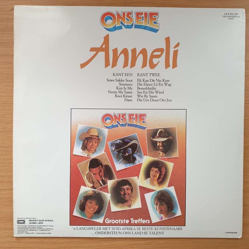 Anneli Van Rooyen - Ons Eie Anneli - Grootste Treffers - Vinyl LP Record - Very-Good+ Quality (VG...