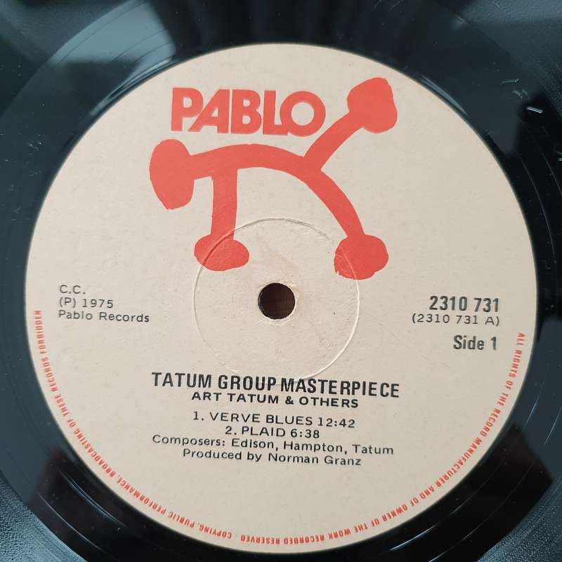 Art Tatum, Lionel Hampton & Buddy Rich  The Tatum Group Masterpieces - Vinyl LP  Record - V...