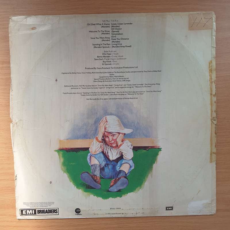 Babe Ruth  Kid's Stuff - Vinyl LP Record - Very-Good- Quality (VG-) (minus)