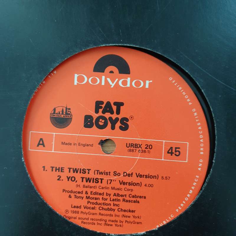 Fat Boys  The Twist - Vinyl LP Record - Very-Good Quality (VG)  (verry)