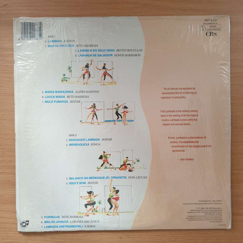 Lambada - A Collection Of 14 Hottest Tracks From Around The World - Vinyl LP Record - Very-Good+ ...