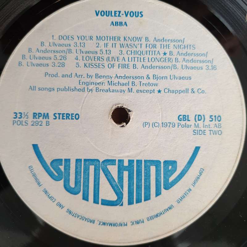 ABBA  Voulez-Vous (Rhodesia/Zimbabwe) - Vinyl LP Record - Very-Good+ Quality (VG+) (verygoodplus)