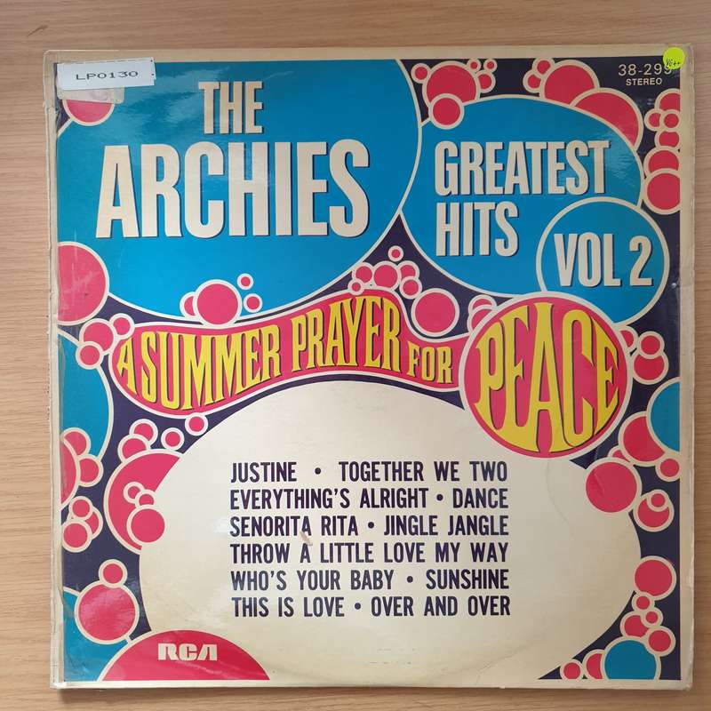 The Archies  Greatest Hits Vol 2 - Vinyl LP Record - Very-Good+ Quality (VG+) (verygoodplus)