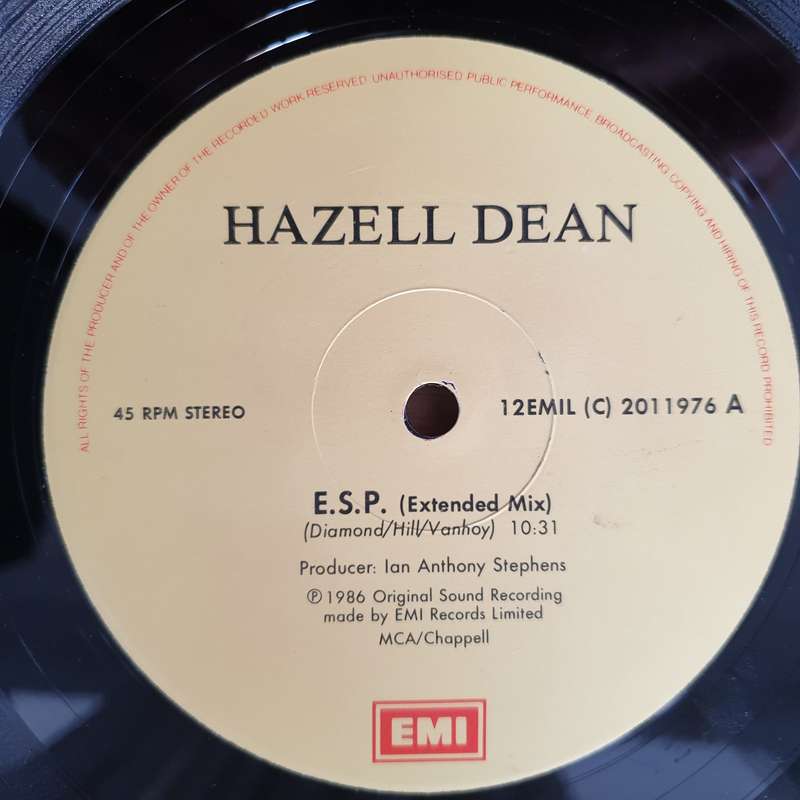 Hazell Dean  E.S.P. (Extra Sensual Persuasion) - Vinyl LP Record - Very-Good+ Quality (VG+)