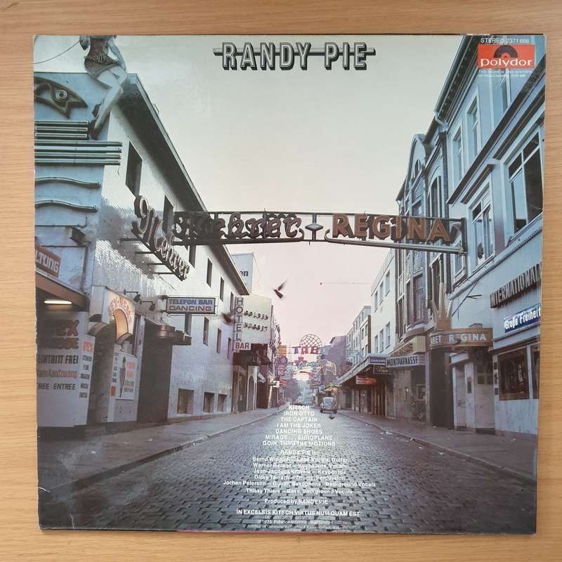 Randy Pie  Kitsch - Vinyl LP Record - Very-Good+ Quality (VG+)