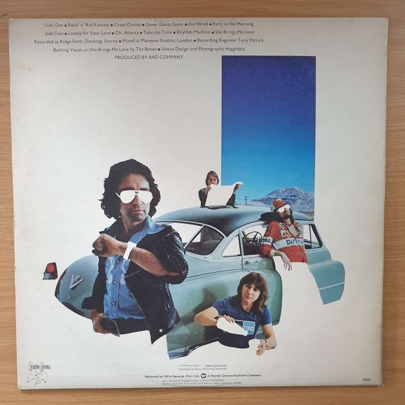 Bad Company - Desolation Angels  - Vinyl LP Record - Very-Good+ Quality (VG+)