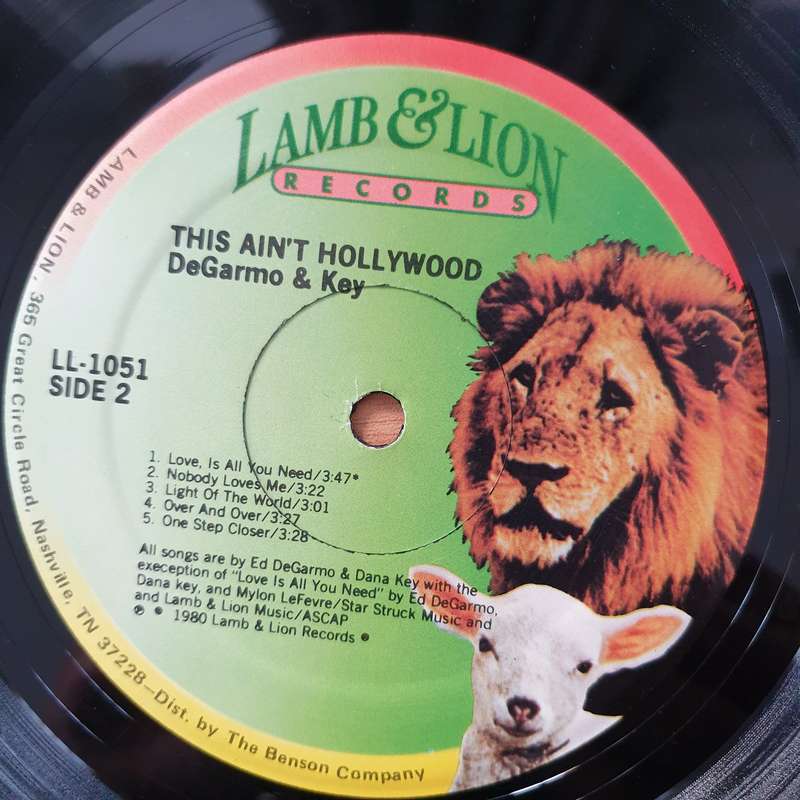 DeGarmo & Key  This Ain't Hollywood - Vinyl LP Record - Very-Good+ Quality (VG+)
