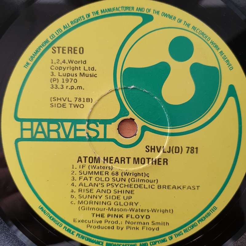 Pink Floyd  Atom Heart Mother - Vinyl LP Record - Very-Good+ Quality (VG+) (verygoodplus)