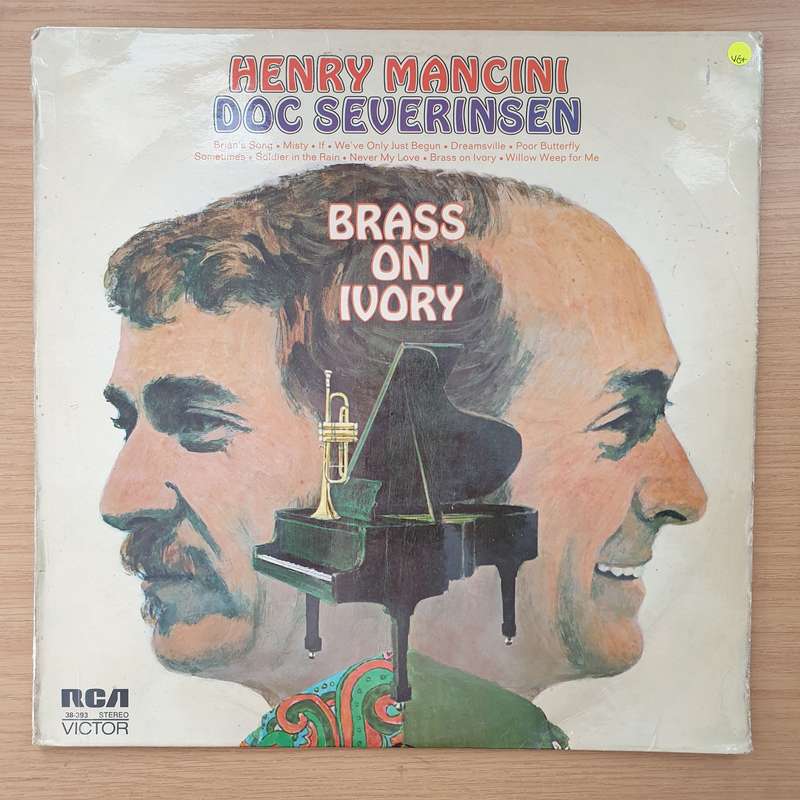 Henry Mancini & Doc Severinsen  Brass On Ivory - Vinyl LP Record - Very-Good+ Quality (VG+) (v...