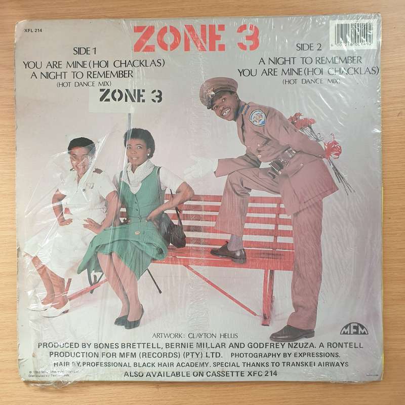 Zone 3  You Are Mine ( Hoi Chacklas ) / A Night To Remember - Vinyl LP Record - Very-Good+ ...