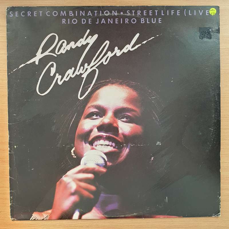 Randy Crawford  Secret Combination (Autographed) - Vinyl LP Record - Very-Good+ Quality (VG+) ...