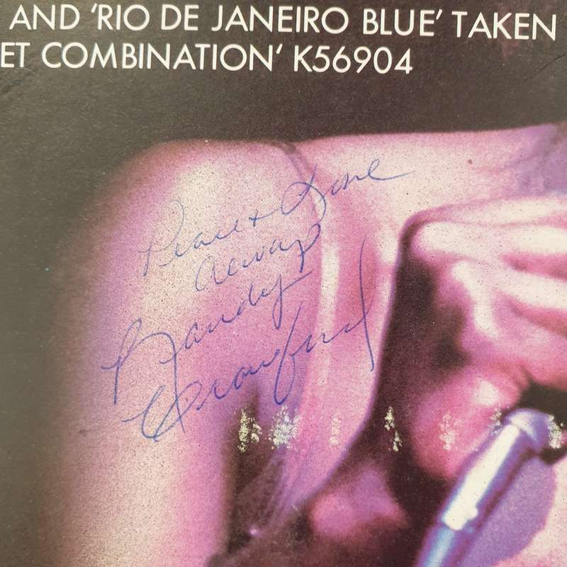 Randy Crawford  Secret Combination (Autographed) - Vinyl LP Record - Very-Good+ Quality (VG+) ...