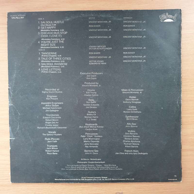 The Salsoul Orchestra  Salsoul Orchestra   Vinyl LP Record - Very-Good+ Quality (VG+) (very...
